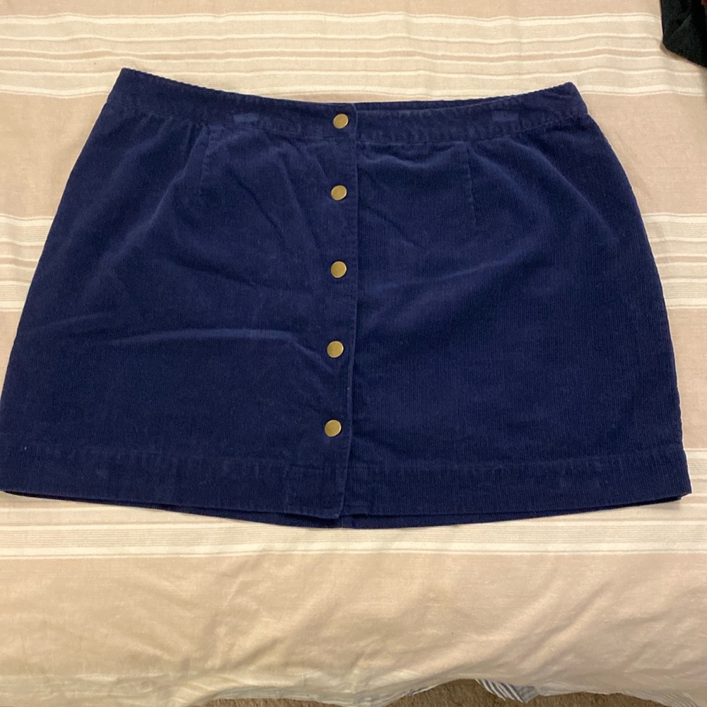 Old Navy Corduroy Snap Button Skirt